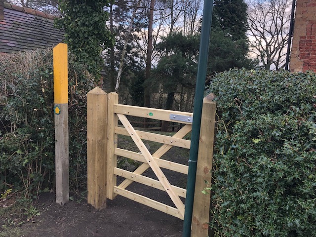 New gate at the Bakehouse
